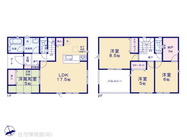 新築戸建 神奈川県横浜市戸塚区南舞岡１丁目27-19 横浜市営地下鉄ブルーライン上永谷駅 5,980万円