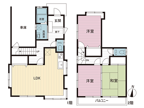 中古戸建 久喜市久喜北１丁目 JR東北本線（宇都宮線）久喜駅 1,880万円