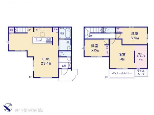 新築戸建 埼玉県草加市青柳２丁目 東武伊勢崎線獨協大学前駅 3,780万円