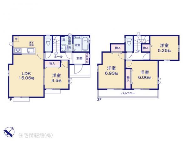 新築戸建 東京都東村山市野口町１丁目30-4 西武新宿線東村山駅 5,290万円