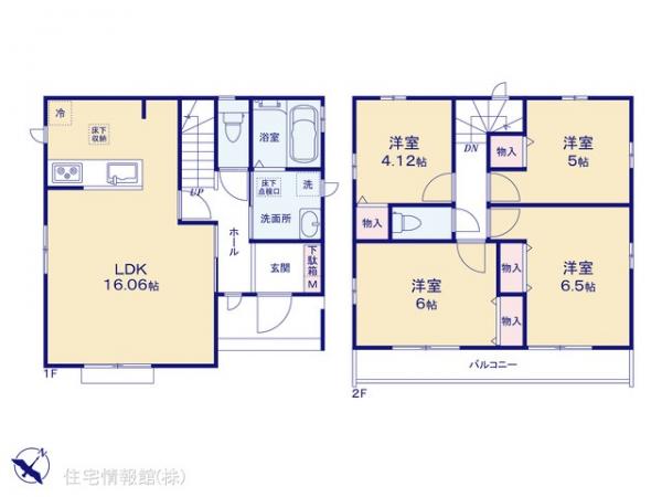 新築戸建 東京都東村山市野口町１丁目30-4 西武新宿線東村山駅 5,190万円