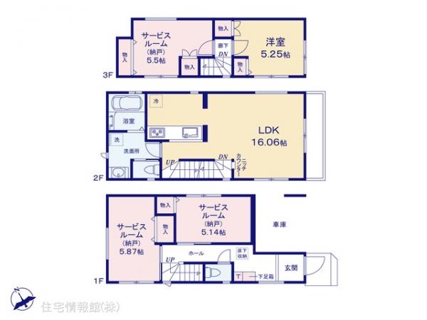 新築戸建 千葉県市川市相之川２丁目13-7 東西線南行徳駅 4,998万円
