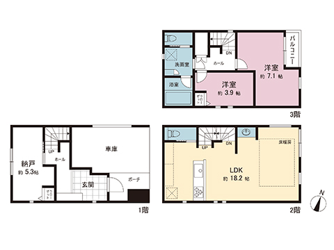 中古戸建 川崎市幸区東小倉 JR南武線鹿島田駅 5,670万円
