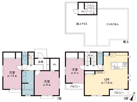 中古戸建 春日部市谷原１丁目 東武野田線八木崎駅 2,650万円
