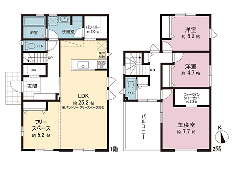 フレスティア木更津・金田東 間取り図