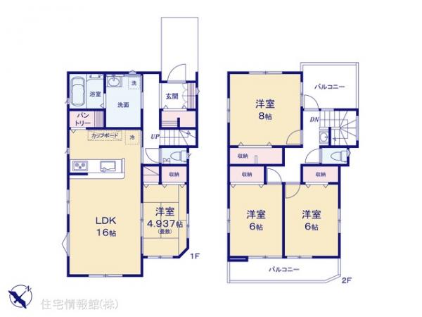 新築戸建 東京都八王子市大谷町15-17 JR八高線（八王子〜高麗川）北八王子駅 3,390万円