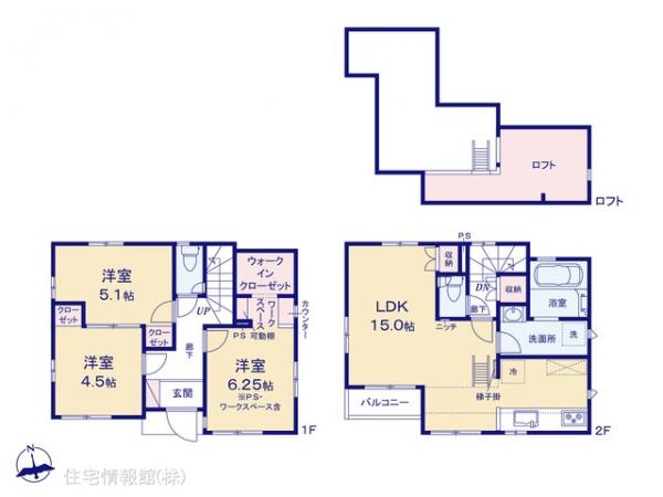 新築戸建 東京都世田谷区千歳台２丁目32 小田急線祖師ヶ谷大蔵駅 7,980万円