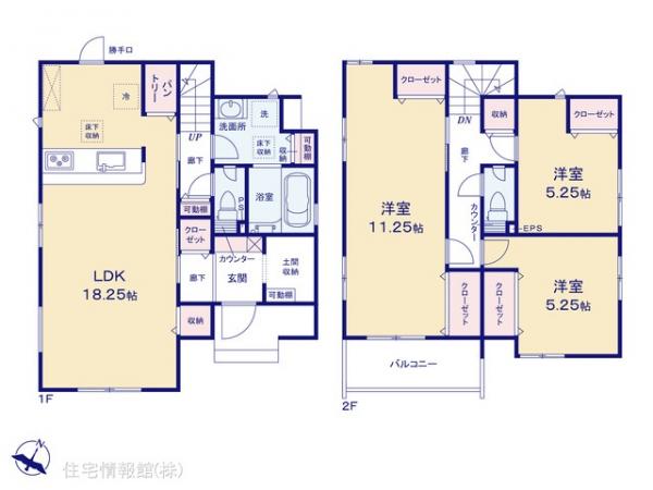 新築戸建 埼玉県鶴ヶ島市南町１丁目14-10 東武東上線鶴ヶ島駅 3,590万円