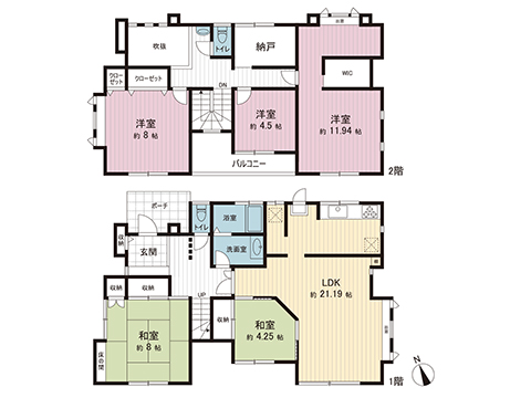 中古戸建 町田市三輪緑山３丁目 小田急線鶴川駅 4,149万円