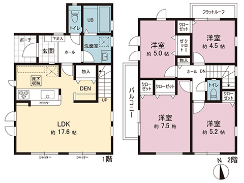 新築戸建 東京都町田市成瀬台１丁目 JR横浜線成瀬駅 4,999万円