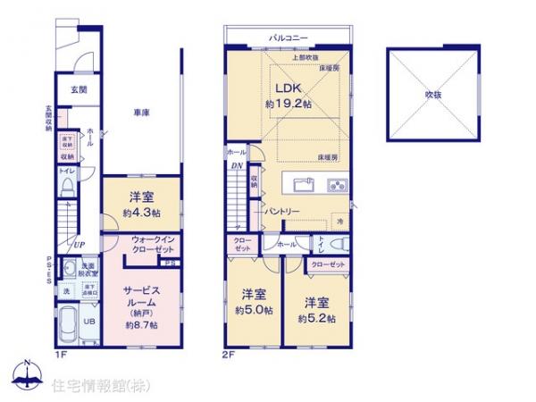 新築戸建 神奈川県横浜市鶴見区下末吉５丁目345-7 JR京浜東北線鶴見駅 5,199万円