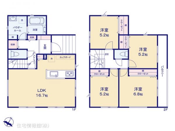 新築戸建 神奈川県横浜市金沢区富岡西４丁目 京急本線京急富岡駅 4,590万円