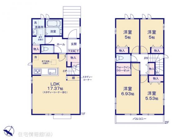 新築戸建 千葉県船橋市八木が谷１丁目27-14 新京成電鉄線二和向台駅 3,590万円