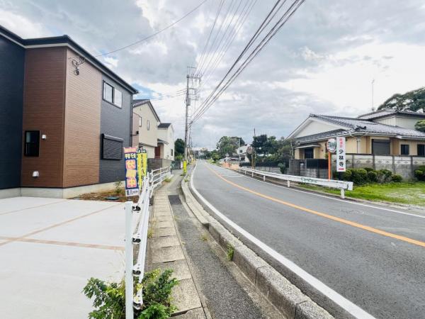 柏市第3増尾 前面道路含む現地写真