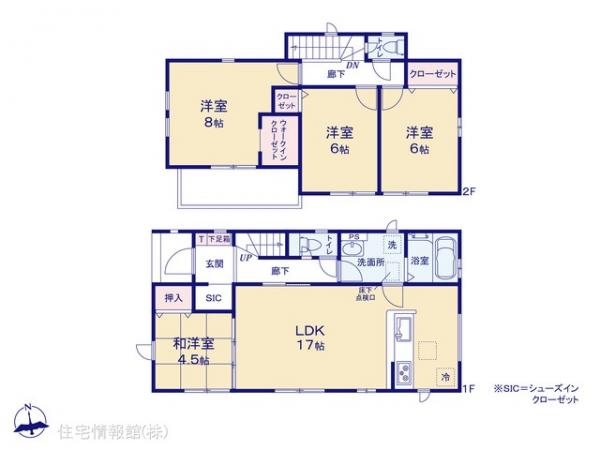 新築戸建 千葉県流山市加５丁目1705-1 つくばエクスプレス南流山駅 4,090万円