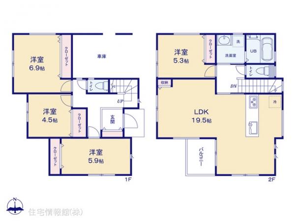 新築戸建 神奈川県横浜市旭区二俣川２丁目27-9 相鉄本線二俣川駅 6,850万円