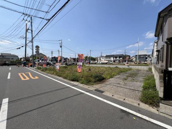 松戸市栄町24期　 土地 前面道路含む現地写真