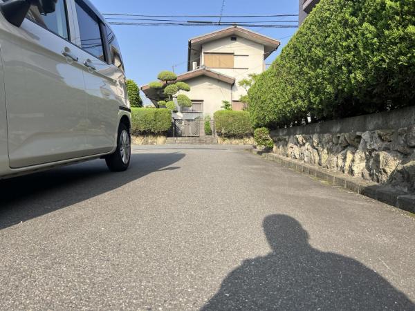 交野市青山2期 前面道路含む現地写真