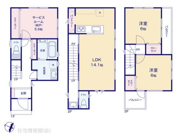 新築戸建 埼玉県志木市中宗岡２丁目959-11 東武東上線志木駅 3,180万円