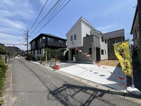 松戸八ケ崎4丁目24ー1期 前面道路含む現地写真