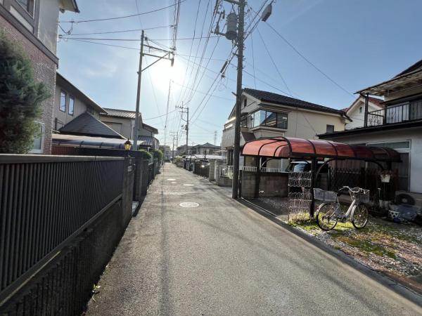 小平市花小金井４丁目 土地 前面道路含む現地写真