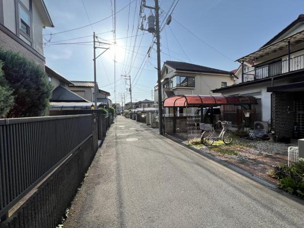小平市花小金井４丁目 土地 前面道路含む現地写真