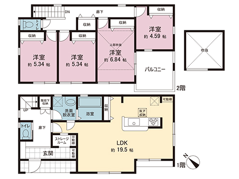新築戸建 横浜市磯子区杉田７丁目 京急本線杉田駅 5,480万円