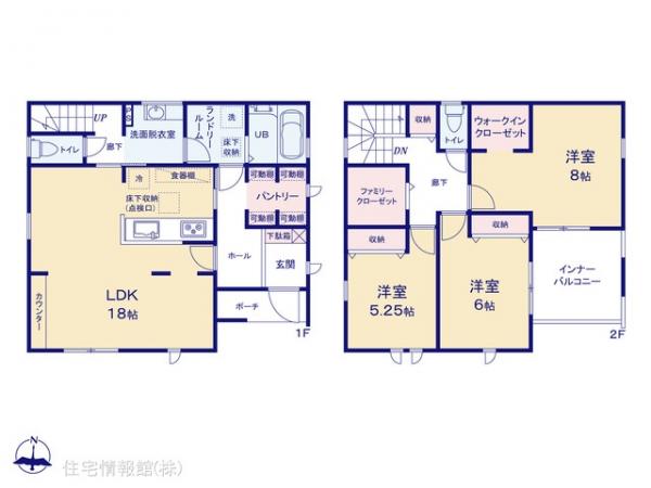 新築戸建 埼玉県蓮田市西新宿５丁目119 JR東北本線（宇都宮線）白岡駅 3,280万円