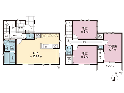 新築戸建 立川市富士見町３丁目 JR青梅線西立川駅 4,390万円