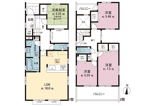新築戸建 宇都宮市戸祭１丁目 JR東北本線（宇都宮線）宇都宮駅 3,998万円