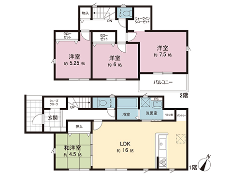 新築戸建 宇都宮市新町２丁目 東武宇都宮線南宇都宮駅 3,690万円
