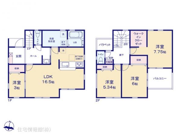 新築戸建 埼玉県川越市大字的場2173-46 東武東上線霞ケ関駅 3,980万円