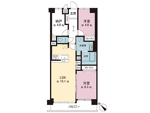 中古マンション 習志野市津田沼７丁目 京成本線京成津田沼駅 3,390万円