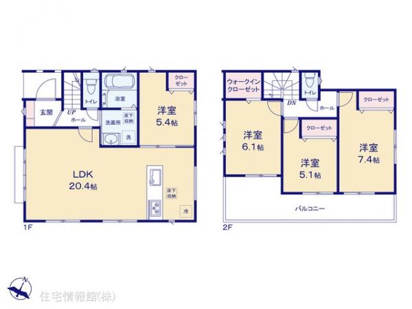 新築戸建 千葉県市川市福栄４丁目27-16 東西線南行徳駅 5,980万円