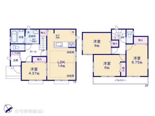 新築戸建 神奈川県横浜市緑区いぶき野 JR横浜線長津田駅 5,590万円