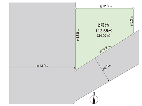 土地 松戸市栗山 北総鉄道矢切駅 2,990万円