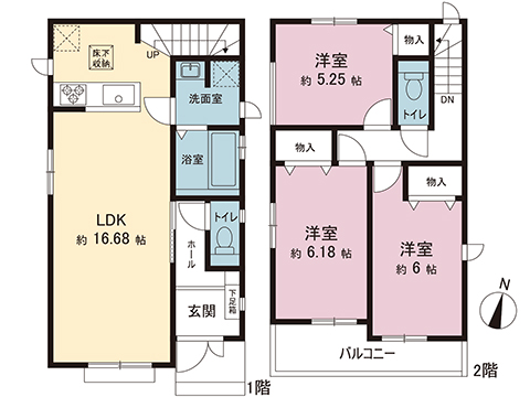 新築戸建 神奈川県大和市南林間７丁目 小田急江ノ島線南林間駅 3,790万円