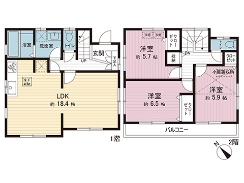 中古戸建 久喜市本町２丁目 JR東北本線（宇都宮線）久喜駅 2,699万円