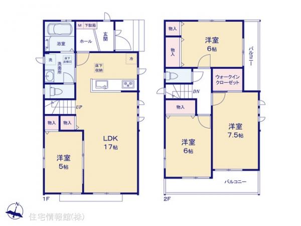 新築戸建 東京都足立区辰沼１丁目4 千代田線北綾瀬駅 6,490万円