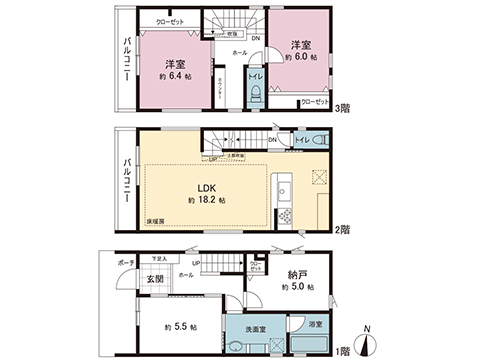 新築戸建 平塚市龍城ケ丘 JR東海道本線(東京〜熱海)平塚駅 4,380万円
