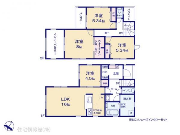 新築戸建 埼玉県川越市大字藤間197-2 東武東上線新河岸駅 3,880万円