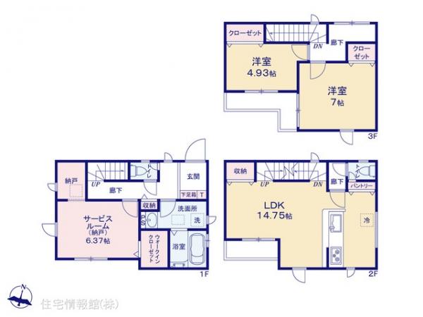 新築戸建 埼玉県さいたま市桜区西堀７丁目22-33 JR埼京線中浦和駅 3,980万円
