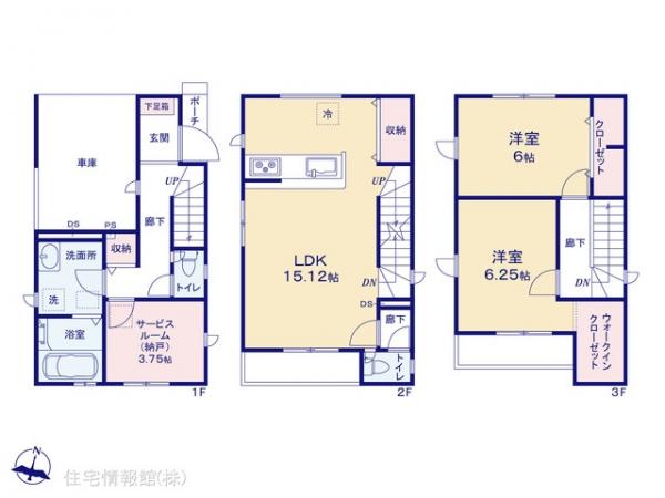 新築戸建 埼玉県さいたま市桜区西堀７丁目22-33 JR埼京線中浦和駅 4,380万円