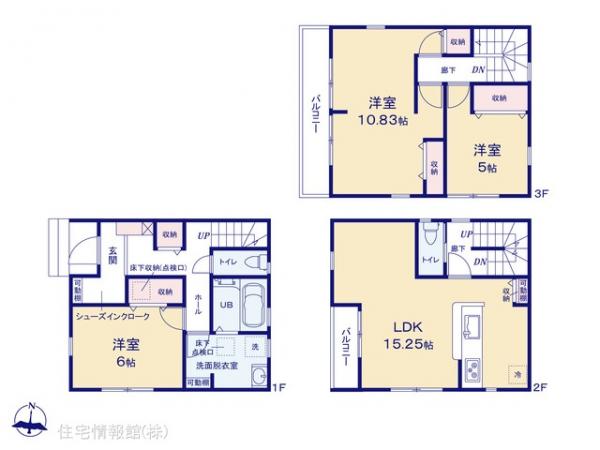 新築戸建 埼玉県川口市前川町４丁目25-8 JR京浜東北線蕨駅 3,880万円