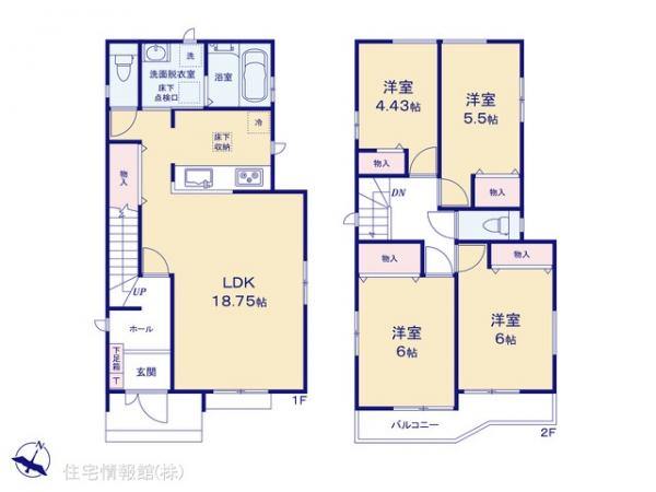 新築戸建 神奈川県綾瀬市深谷中１丁目7-8 小田急江ノ島線長後駅 4,590万円