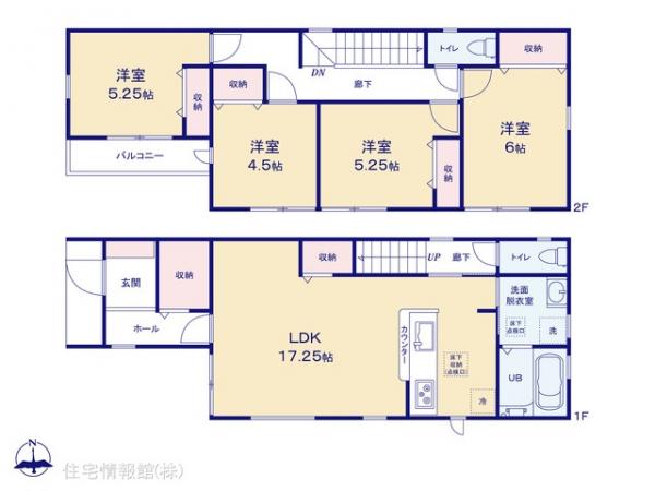 新築戸建 千葉県船橋市宮本６丁目21-18 JR総武本線船橋駅 5,980万円
