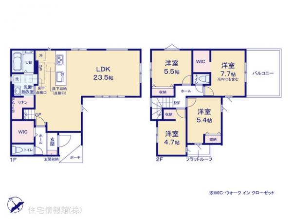 新築戸建 千葉県船橋市坪井西１丁目9-16 東葉高速鉄道船橋日大前駅 4,488万円