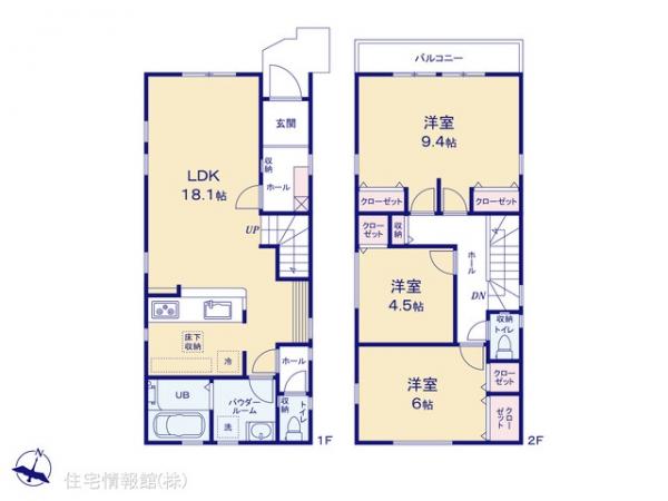 新築戸建 神奈川県綾瀬市大上３丁目 相鉄本線かしわ台駅 4,099万円
