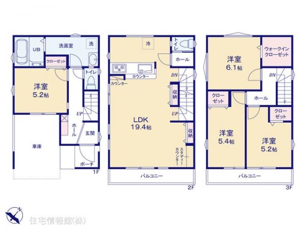 新築戸建 埼玉県川口市柳崎３丁目21-12 JR武蔵野線東浦和駅 4,699万円