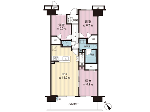 中古マンション 茅ヶ崎市萩園 JR相模線北茅ヶ崎駅 2,548万円